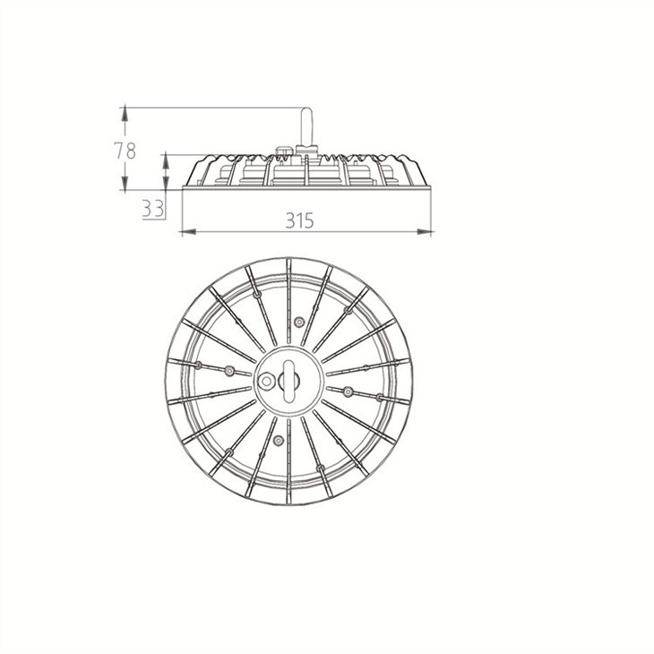 Lampa UFO High Bay 200w