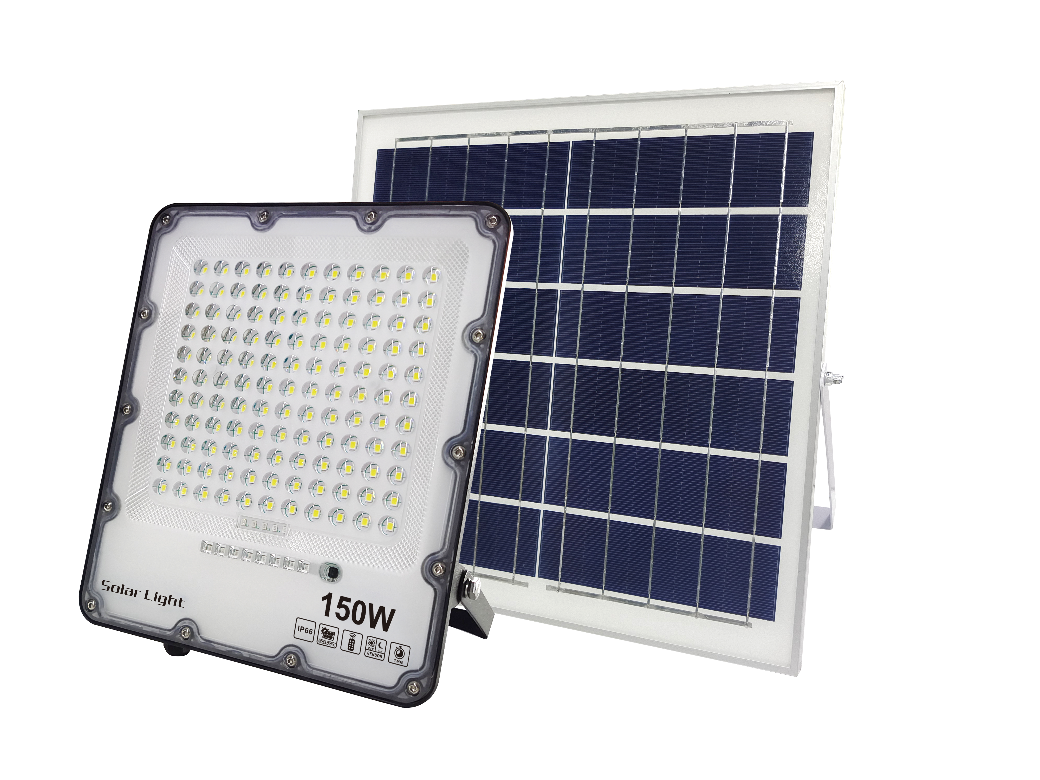 POLY.Panel słoneczny Zewnętrzny wodoodporny pilot IP65 200W Solarne światło powodziowe LED