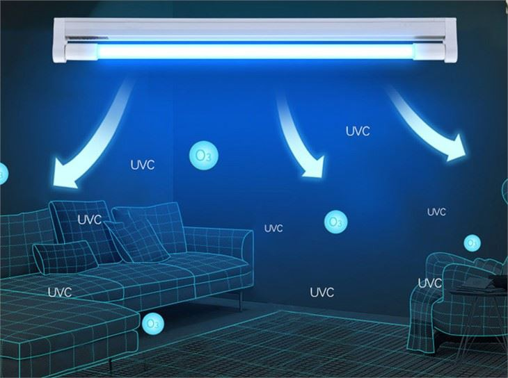 Lampa UVC z kablem