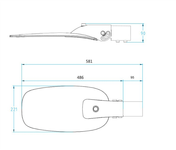 Ekonomiczna lampa uliczna LED