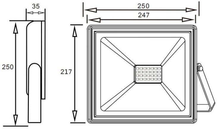 Reflektor LED Dob