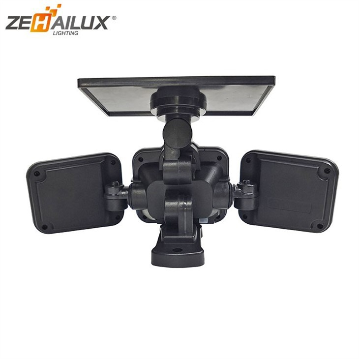 Zasilana energią słoneczną lampa LED z czujnikiem ruchu naściennym
