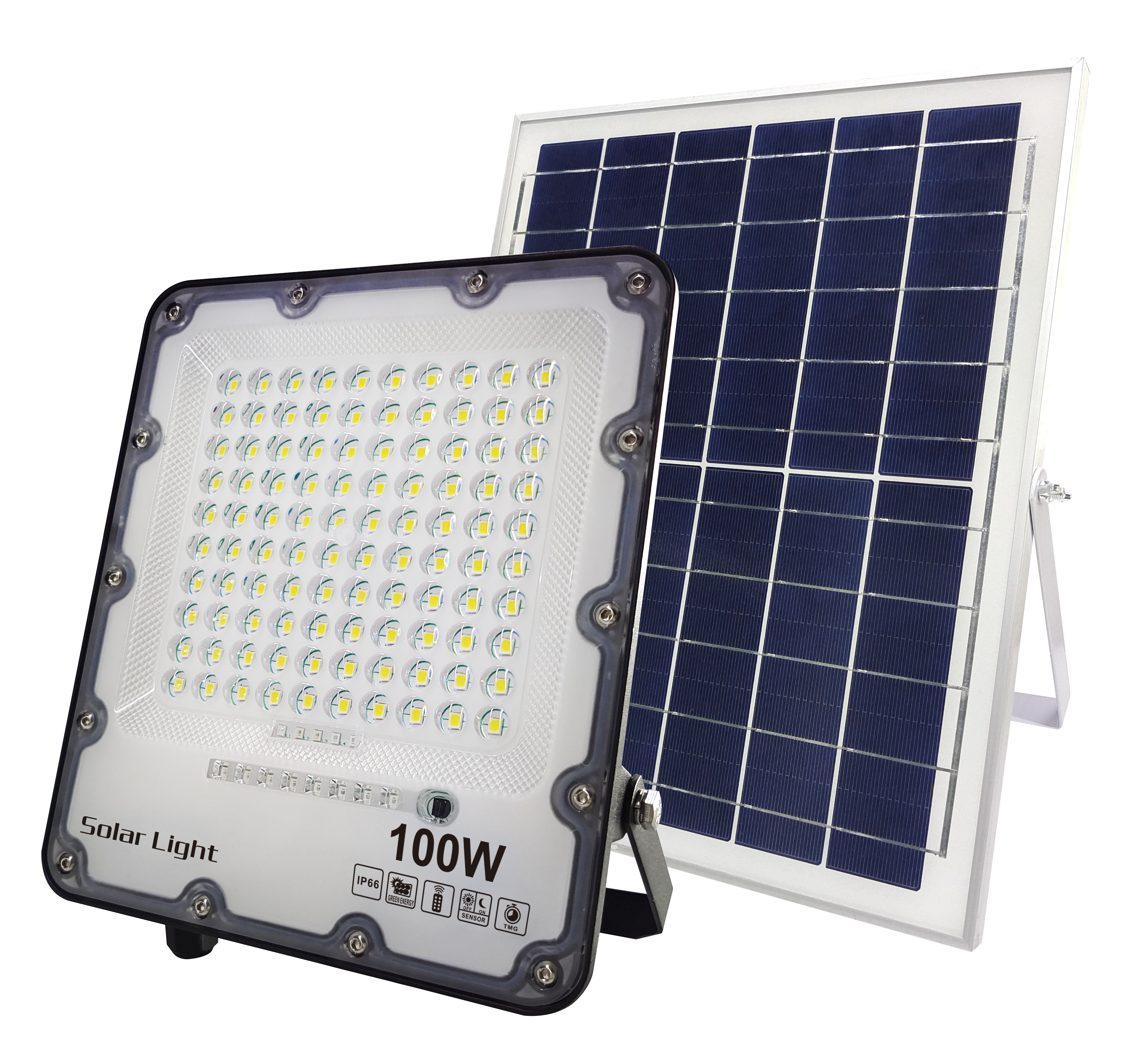 POLY.Panel słoneczny Zewnętrzny wodoodporny pilot IP65 200W Solarne światło powodziowe LED